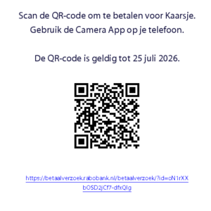 QR-code kaarsje opsteken via de website